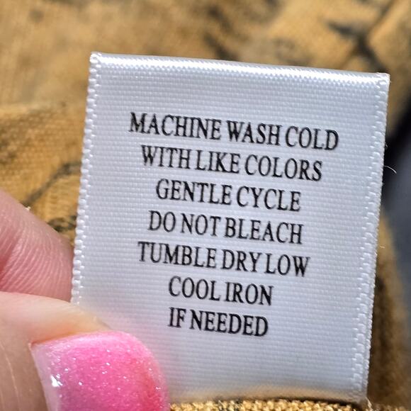 A+A Collection Brown Black Shirt NEW Stretch Knit 3/4 Sleeves V-Neck Women L Top - Picture 10 of 10